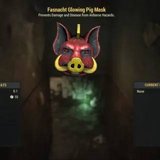glowing pig
