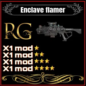 enclave flamer + 4 mods