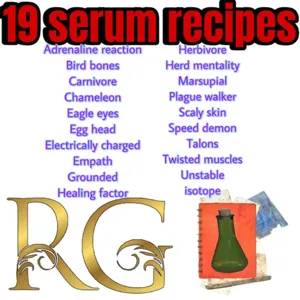 x19 serum recipes