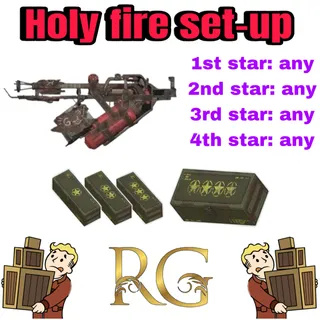 holy fire set-up