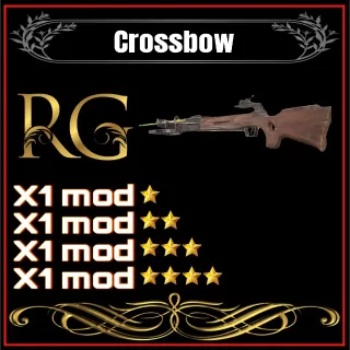 crossbow + 4 legendary mods 
