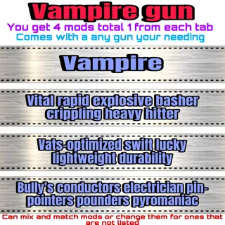 vampire gun mods