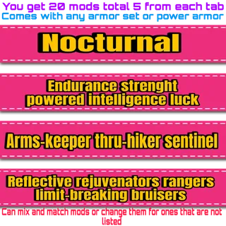 nocturnal armor set