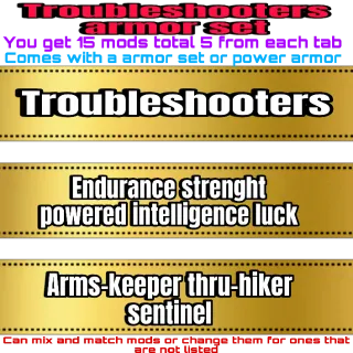 troubleshooters armor set 