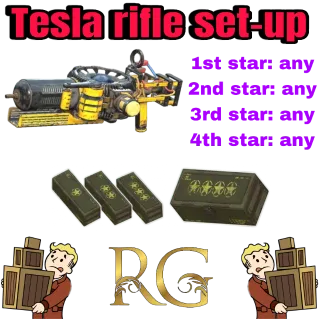 tesla rifle set-up
