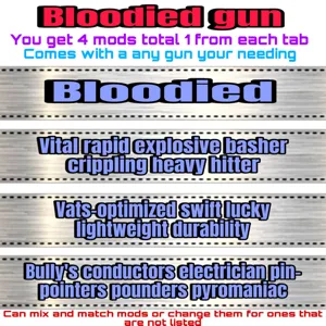 bloodied gun mods