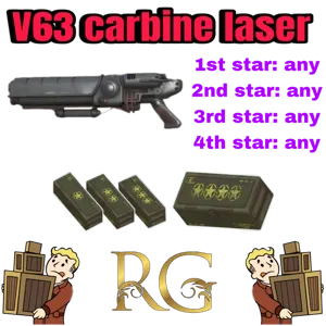 v63 carbine laser set-up