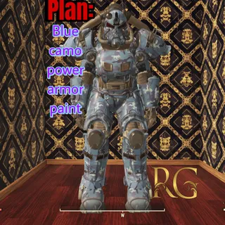 Blue camo PA paint plan