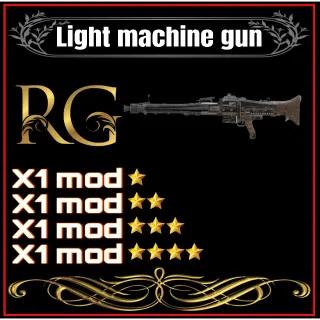 light machine gun (lmg) + 4 legendary mods 