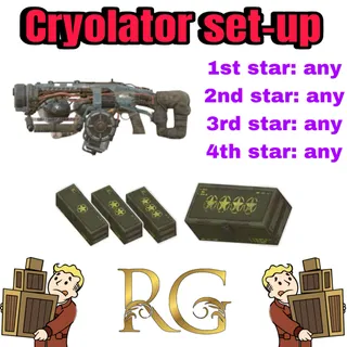 cryolator set up