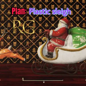 plan plastic sleigh