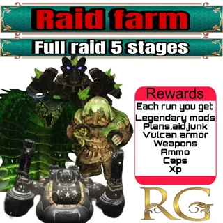 1 hr raid farm pick a stage (check description)