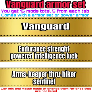 vanguard armor set