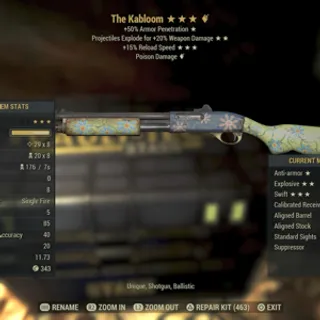 the kabloom +poison dmg