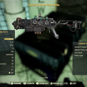 enclave flamer +4 mods