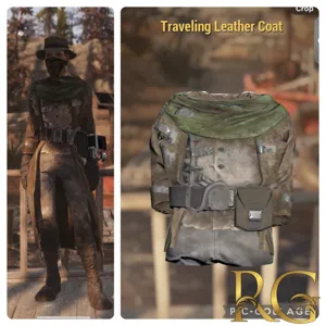 traveling leather coat