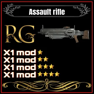 assault rifle + 4 legendary mods 