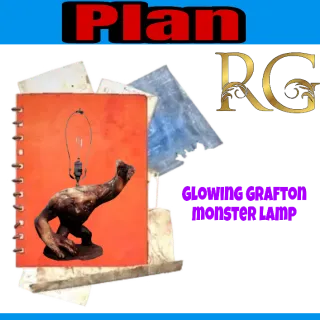 plan: glowing grafton monster lamp