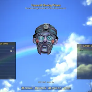 glowing pitman mask