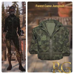 forest camo jumpsuit