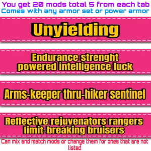 unyielding armor set