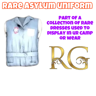 rare asylum uniform blue 