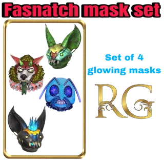 glowing fasnatch masks