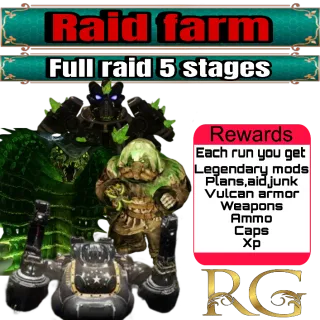 x3 raid farm all 5 stgaes 
