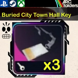 ARC RAIDERS /x3 Buried City Town Hall Key