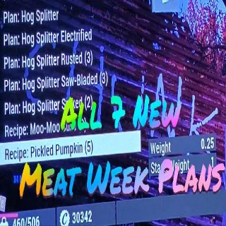 Meat Week All 7 New Plans