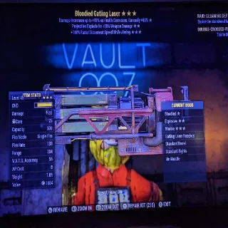 Bloodied Ex Gat Laser