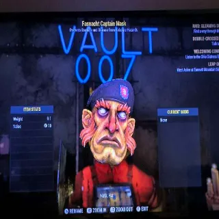 Fasnacht Captain Mask