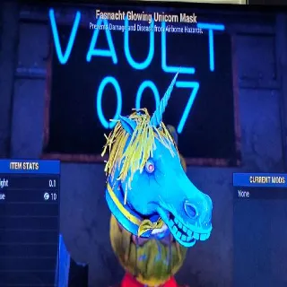 Glowing Unicorn Mask