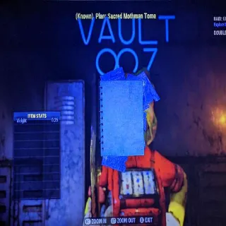 Sacred Mothman Tome Plan