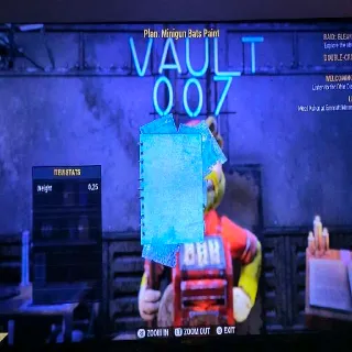 Mini gun Bats Paint Plan