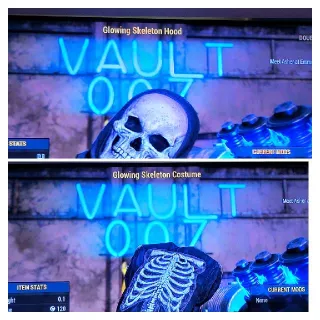 Glowing Skeleton Set 5x