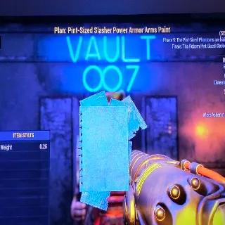 Pint Sized Slasher PA Arms Paint Plan