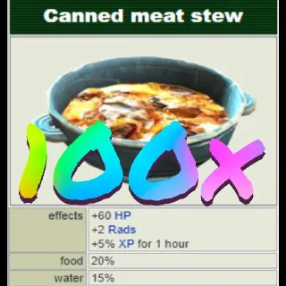 Canned Meat Stew 100x