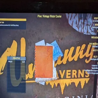 Vintage Water Coolerplan