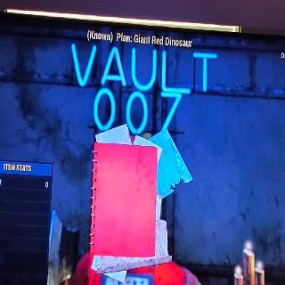 Giant Red Dinosaur Plan