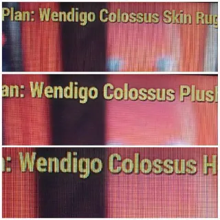 Plan | Wendigo Colossus 3pack