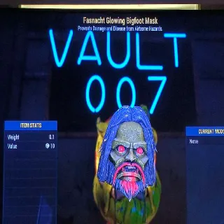 Glowing Bigfoot Mask