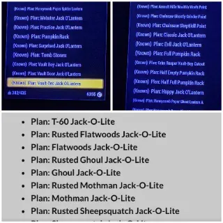 Halloween Plans Set ALL