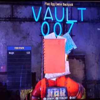 Egg Carrier Backpack Plan