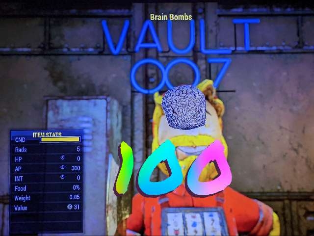 Brain Bombs 100x - Fallout 76 Game Item - Gameflip