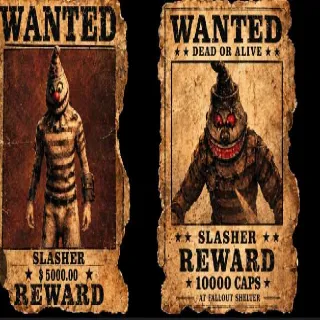 Pint Size Slasher Wanted Poster 1 and 2