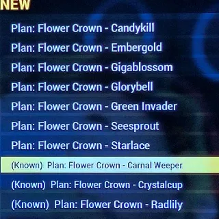 Flower Crown Plans Set