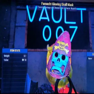 Glowing Skull Mask