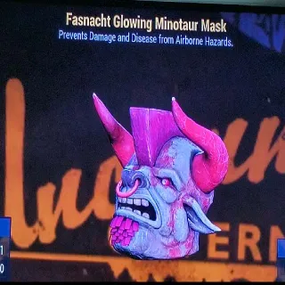 Glowing Minotaur Mask