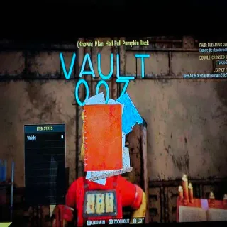 Half Full Pumpkin Rack